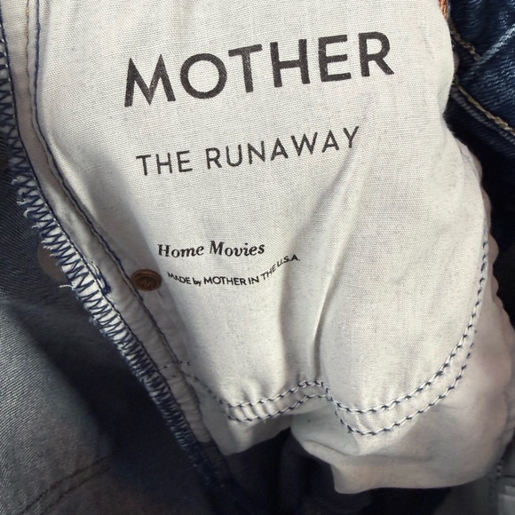 MOTHER The Runaway Mini Flare Jeans in Home Movies Blue Size 25 - Picture 13 of 15